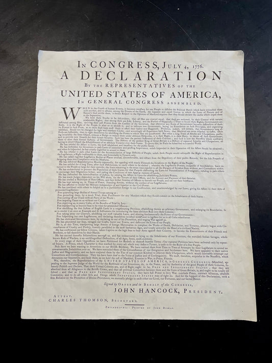 Philadelphia Declaration of Independence