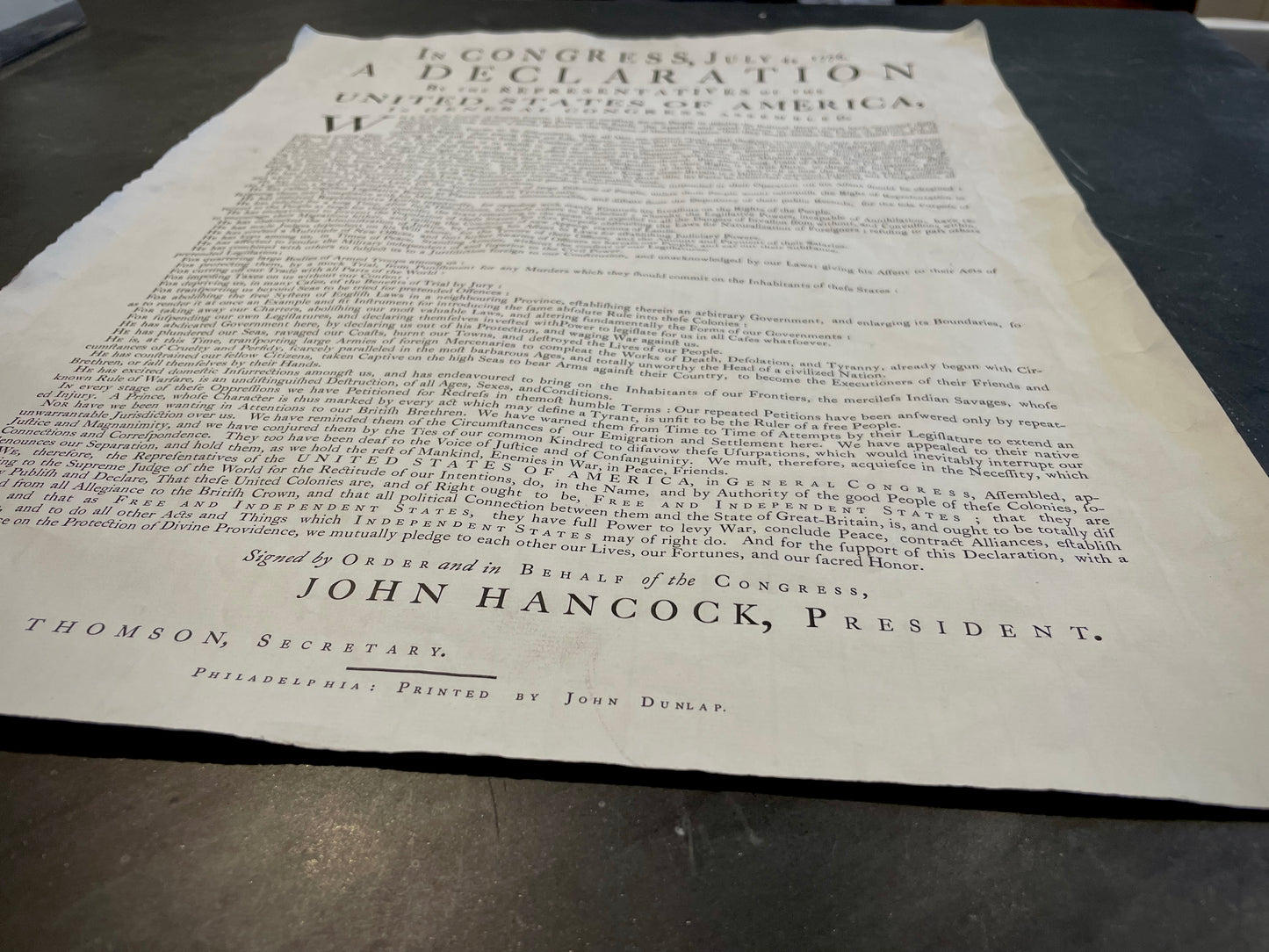 Philadelphia Declaration of Independence