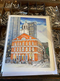 Fanueil Hall Watercolor Print