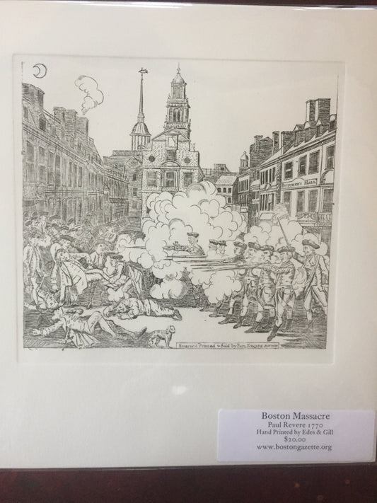Shop Print Boston Massacre