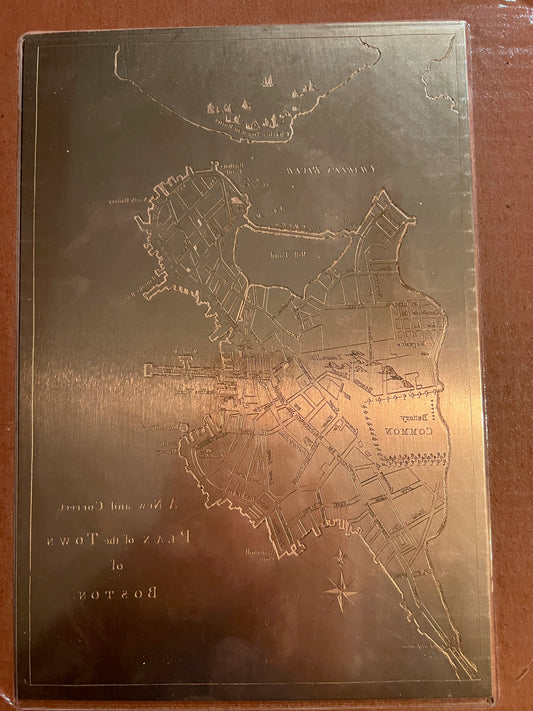 Shop Print 1775 Map of Boston