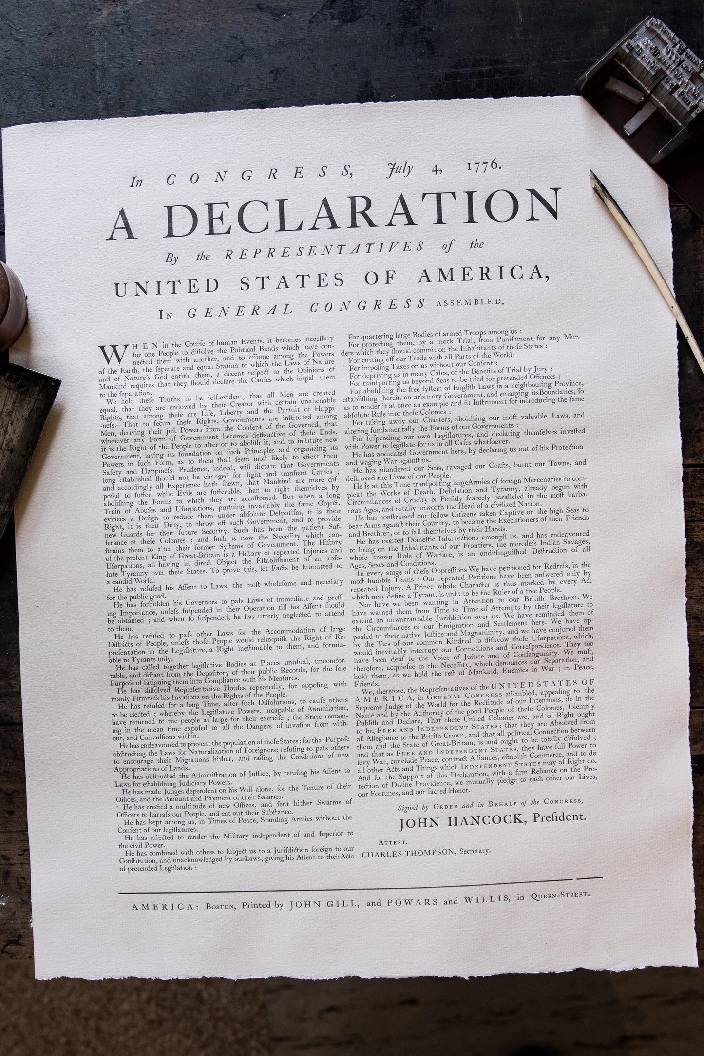 Boston Declaration of Independence