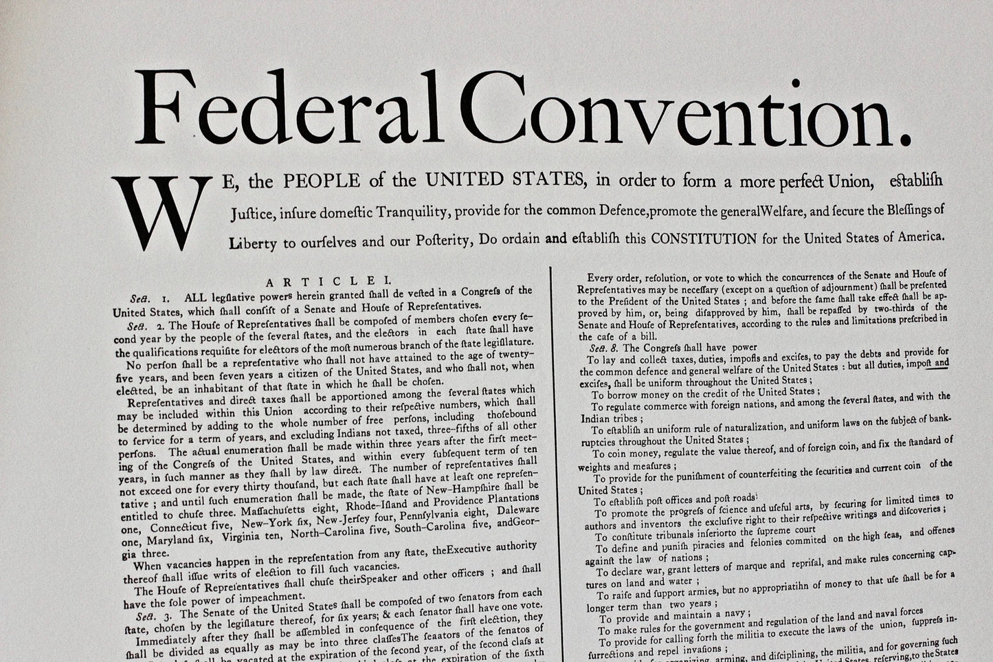 Federal Convention - US Constitution